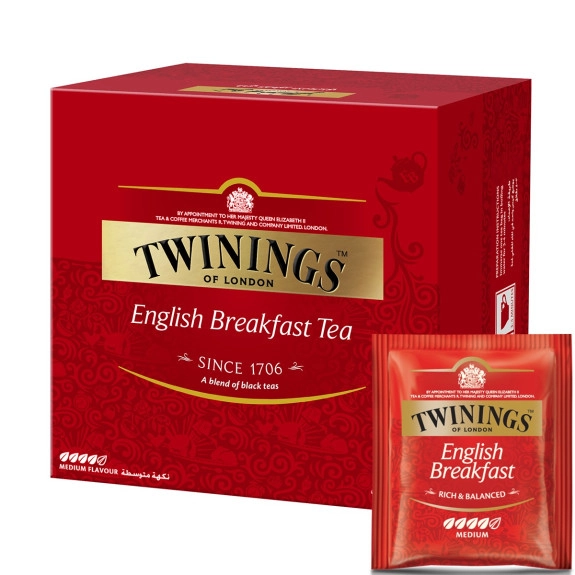 TWININGS TEA ENGLISH BREAKFAST T/BAG 50's, Alaujan Webstore